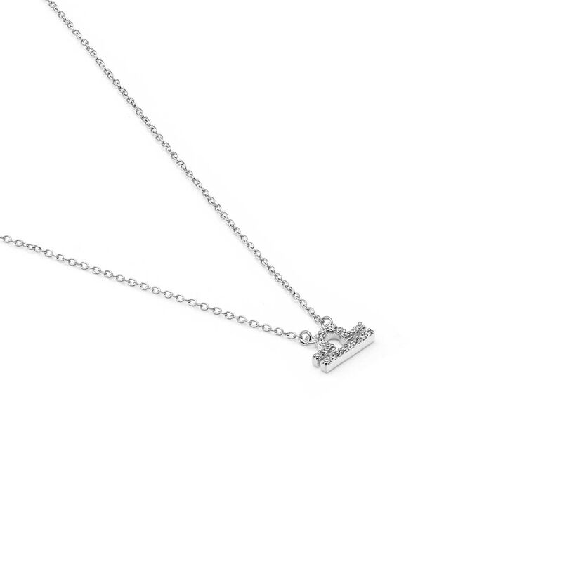 Silk & Steel Libra Necklace image number 2